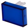 Klosz lampek do przycisku kształt: Prostokątny Niebieski Soczewka RS PRO 21.4 x 15.2 x 14.3mm