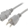 Kabel: 3X18awg, Iec C13 Żeński,Nema 5-15 (B) Wtyk, 2M Lt-202+501 Svt 18/3...