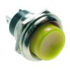 Przełącznik chwilowy OFF-(ON) reset żółty PBS-26BY