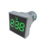 Voltomierz LED 20-500V AC zielony 29x29mm / 011568