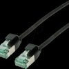 21453350 Patchkabel Cat.6a (Class EA) U/FTP, Slim, schwarz, 0.15 m