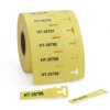 Znacznik do kabli TAGPU Etykiety do kabli HellermannTyton Żółty 556-80585 TAGPU12X74-LOOP-PUR-YE