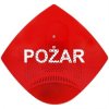 Sygnalizator akustyczno-optyczny w obudowie czerwonej CNBOP-PIB światło czerwone klosz czerwony W2 SAOZ-Pk2