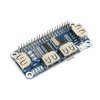 Waveshare 4 Port USB HUB HAT for Raspberry Pi