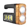 Accu LED 2xLED+ 3COB 3W solar USB 2608