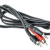 Złącze AUX złącze A: RCA x 2 złącze B: Jack stereo 3,5 mm długość 1m RS PRO Czarny rodzaj A Męskie rodzaj B Męskie