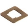 Akcesorium złącza Gniazdo kablowe dla GDS Uszczelka płaska Brązowy