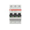 Wyłącznik nadprądowy MCB, Typ D, 3-biegunowy, 13A, 400V, 125V, ABB, S200M
