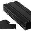 Obudowa urządzeń elektronicznych, aluminiowa wysokość zew: 40 mm szerokość zew: 81,4 mm długość zew: 200 mm 200 x 81.4