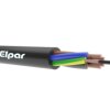 Przewód OW 5x1,5 mm2 (300/500V) gumowy warsztatowy H05RR-F (krążki 100m) 5901854403359 ELPAR