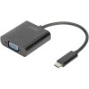 Digitus Da-70853 USB VGA Adapter Black 15cm USB-C To VGA 1XUSB-C Plug 1XVGA So