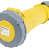 Złącze przemysłowe - zasilające 32A Gniazdo 110 V 3P Żeński MENNEKES Żółty Montaż na kablu IP67