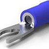 Insulated forked cable lug, 1.25-2.0 mm², AWG 16, 4.17 mm, M4, blue, 8-53244-1