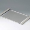 Profile plate, aluminum, (W x H x D) 302 x 8 x 220 mm, gray, B4130126