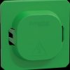 MEG3900-0000 Dirt cover for switches & sockets outlets, green