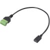 Renkforce RF-6443962 Adapter cable USB 2.0 Mini B to Clip terminal 30 cm PVC