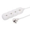 Przedłużacz 4-gniazdowy, 5m biały, 3x1,0mm OWY 34450