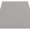 End/Intermediate plate for terminal block, 281-340