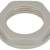 Nakrętka; BML-12 M20x1,5; poliamid; jasnoszary; M20; z gwintem metrycznym; RoHS