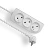 Przedłużacz CLASSIC 3-gniazda b/u 1m /OMY 2x1/ PSN-31