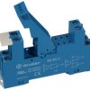 Gniazdo przekaźnika; F95.85.3.SPA; śrubowy na panel; na szynę DIN35; niebieski; z obejmą; Finder; RoHS; Kompatybilne z przekaźni
