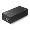 TP-Link Injektor PoE, wyjściowe złącza: 1, wyjściowe złącza: 2, wejściowe: 100V, 240 V, wyjściowe: 48V 60 W,