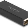 Delock USB 2.0 adapter [1x złącze żeńskie USB-A 2.0 - 1x złącze żeńskie USB-A 2.0] 65106