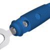 Laboratory cable lug with cross hole, cable lug 4-7 mm to solder connection, blue, CAT O, 930585102