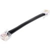 Patchcord - kabel krosowy, RJ45/RJ45, 10cm, płaski ADD-PC10