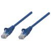 Intellinet 342575 Network Patch Cable, Cat6, 1m, Blue, CCA, U/UTP, PVC, RJ45, G