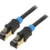 Vap-A06-B3000 Patch Cord S/Ftp 6 Cu Pvc Czarny 30M Rj45 Wtyk,Z Obu Stron