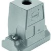 Grommet housing, size 6B, die-cast aluminum, M25, straight, screw locking, IP69/IPX9K/IP68/IP66, 19396060446