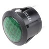 Lampka kontrolna do montażu panelowego 12V dc, zielona 20.8mm Neonowy Czarny Faston, oczko lutownicze RS PRO