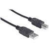 Manhattan 337779 USB cable USB 2.0 USB-A to USB-B Black 5m