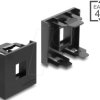 81669 Easy 45 Module Keystone Mount 45 x 45 mm, black