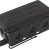 Wiska 10109578 Skrzynka przyłączeniowa (D x S x W) 86 x 44 x 41 mm czarny (ral 9005) IP55 1 szt.