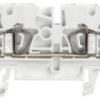 Through terminal block, spring balancer connection, 0.5-4.0 mm², 4 pole, 24 A, 8 kV, white, 1683480000