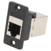 Łącznik RJ45 - RJ45 Kat 6 8p8c SLIM ekranowane 29mm plastik CP30622S