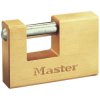 Master Lock 606EURD Rectangular 63mm Solid Brass Body Shutter Padlock