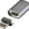 Renkforce USB-C, Apple iPad/iPhone/iPod adapter [1x złącze żeńskie USB-C - 1x złącze męskie Lightning] złącze męskie mag