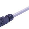 Connection cable, 10 m, plug, 5 pole + PE straight to open end, 1.5 mm², 33501000203100