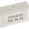 Rezystor 470mΩ 5W ±5% ±300ppm/°C drutowy TE Connectivity