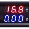 Panelowy miernik napięcia 100V DC i prądu 10A