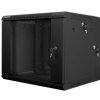 Szafa instalacyjna wisząca dwusekcyjna 19 9U 600x600 czarna LANBERG /do zmontowania/