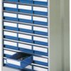 Treston 2440-5 produkt uniwersalny Szafka z szufladami (S x W x G) 605 x 870 x 410 mm szary błyszczący, czerwony 1 szt.