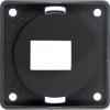 Integro Flow Płytka nośna 1-krotna do gniazd modularnych AMP antracyt połysk 945572505