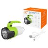 Latarka ręczna LTC LED 3W+8LED 450LM+300LM z aku.2400m Ah,MicroUSB / LXLL1111