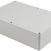 ABS enclosure, (L x W x H) 240 x 160 x 60 mm, light gray (RAL 7035), IP66, 1554VALGY