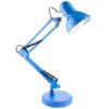 Lampka Biurkowa Kreślarska Stołowa E27 Tobi Niebieska Lumiled + Uchwyt Na Blat