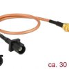Kabel antenowy wtyk typu a FAKRA — wtyk SMB RG-316 30 cm